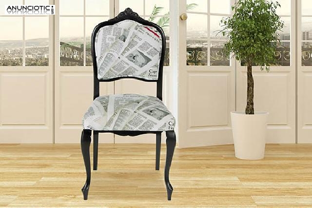 Silla lacada. a&ntilde;os 40