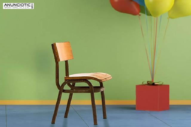 Antigua silla de colegio. a&ntilde;os 50