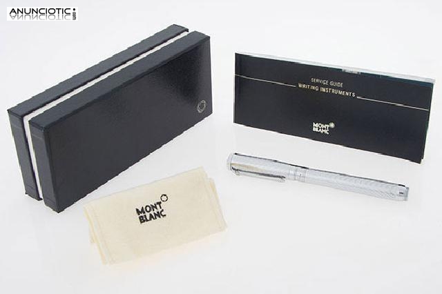 Imitaci&oacute;n montblanc roller plateado