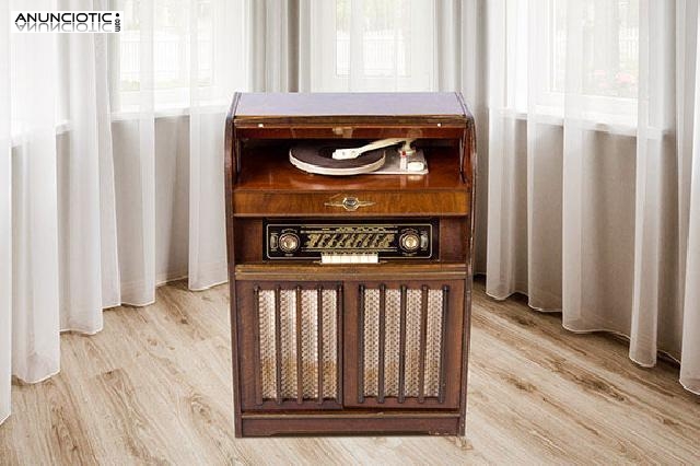 Radio tocadiscos braun. a&ntilde;os 50