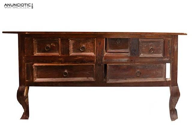 Aparador indonesio vintage para restauraci&oacute;n