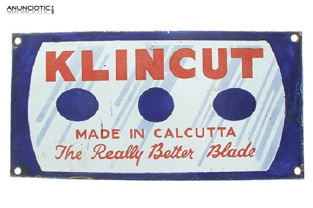 Placa esmaltada, klincut a&ntilde;os 30