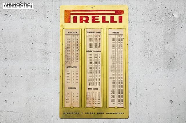 Cartel pirelli años 40