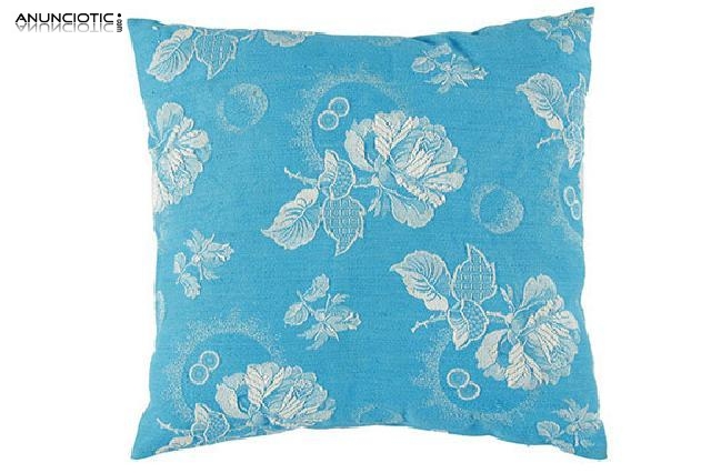 Coj&iacute;n estampado rosas