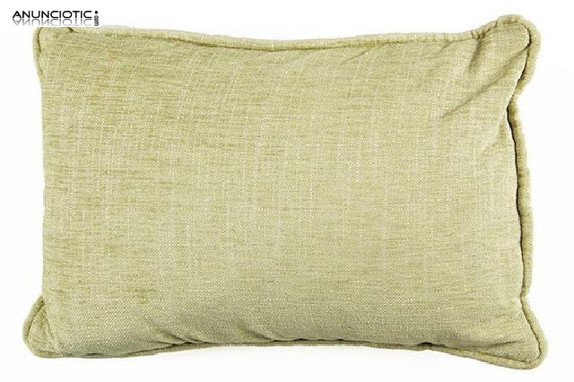 Coj&iacute;n rectangular verde