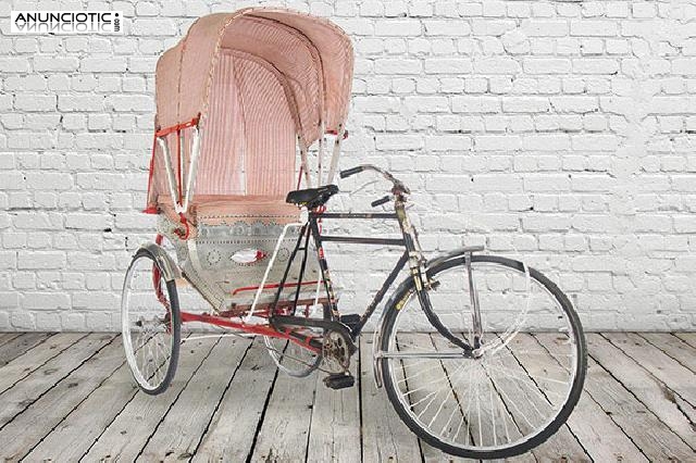 Bicicleta rickshaw de la india vintage