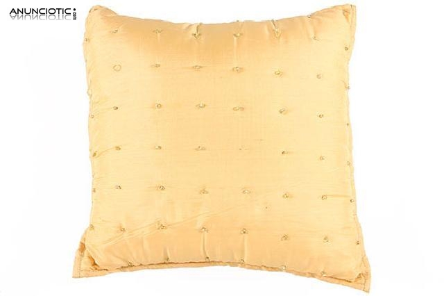 Coj&iacute;n amarillo perlas
