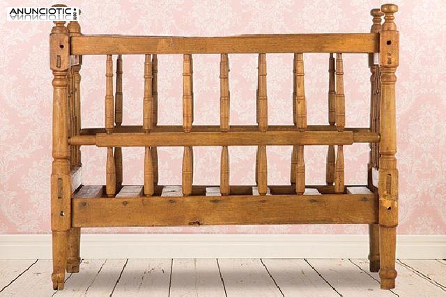 Cuna r&uacute;stica principios sxx