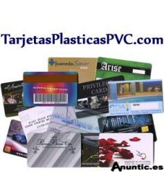  Tarjetas Plasticas PVC tipo tarjeta bancaria, iImpresion a todo color por ambas caras con máxima ca