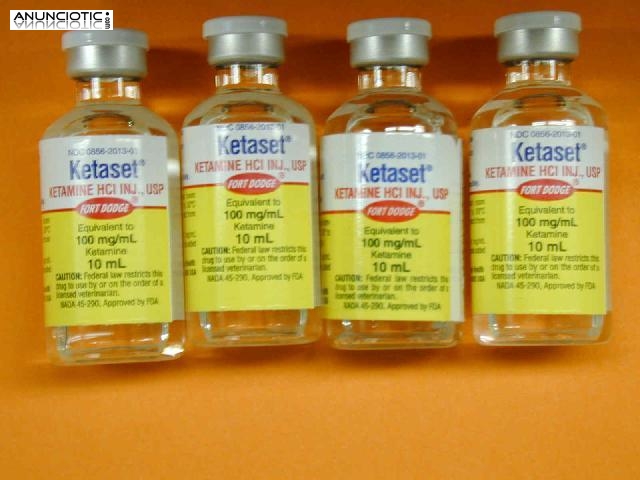 ketaminaa l&iacute;quida, MDMA, LSD y coca&iacute;na para la venta.