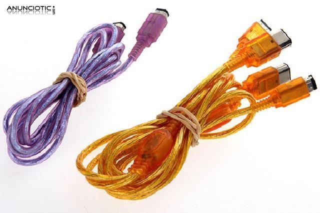 Pack de 2 cables de conexi&oacute;n para gameboy
