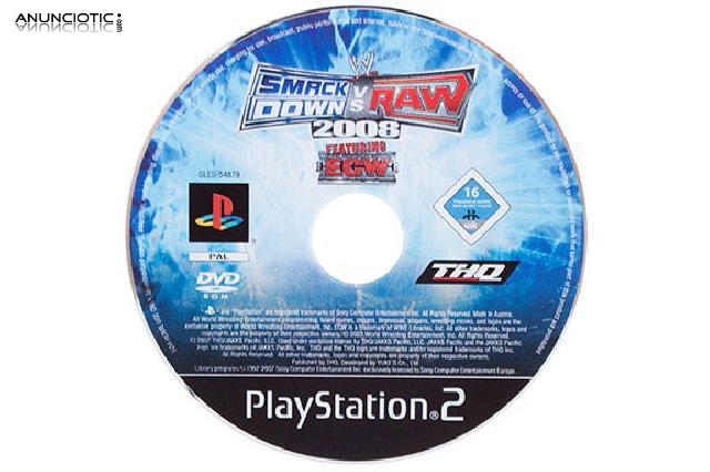 Smack down mr raw 2008 (ps2)