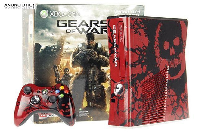 Xbox 360 slim 320gb ed. gears of war