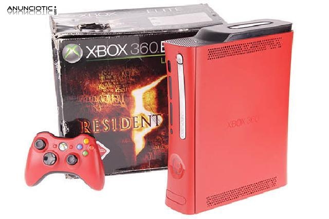 Xbox 360 elite 120gb (ed. especial: resident evil 5)