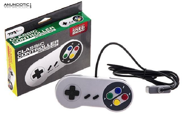 Mando cl&aacute;sico snes accesorios nintendo snes