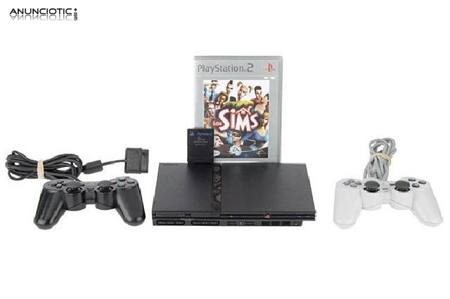 Playstation 2 slim  los sims  memory card 8 mb