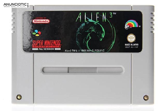 Alien 3 -snes- juego nintendo snes