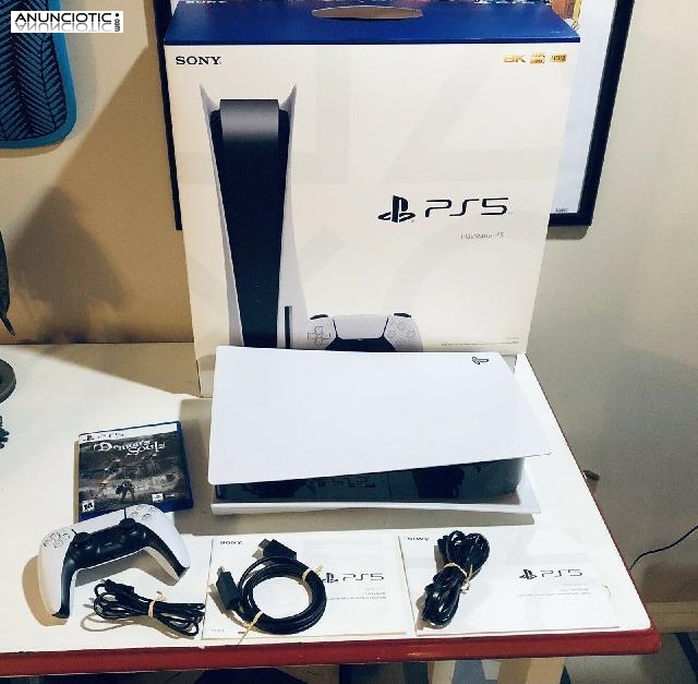 venta  nuevo Sony PlayStation 5 Console con 5 juegos  150 euros