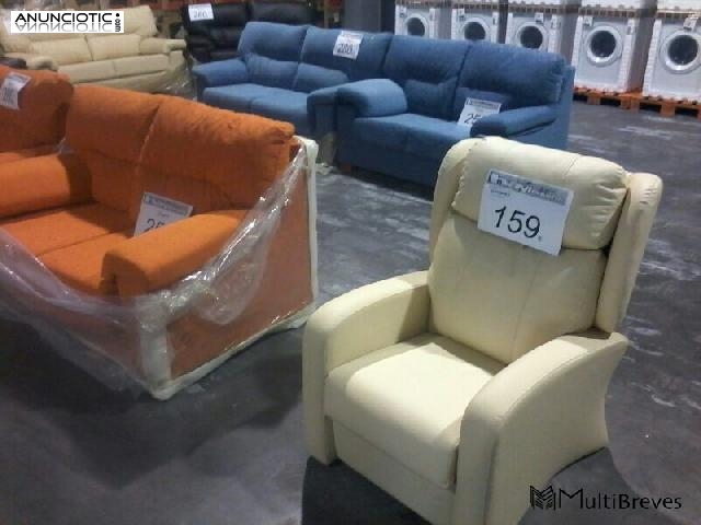 Vendo sof&aacute;s y sillones calidad con grandes descuentos