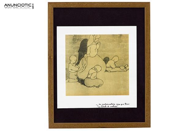 Cuadro l&aacute;mina castelao