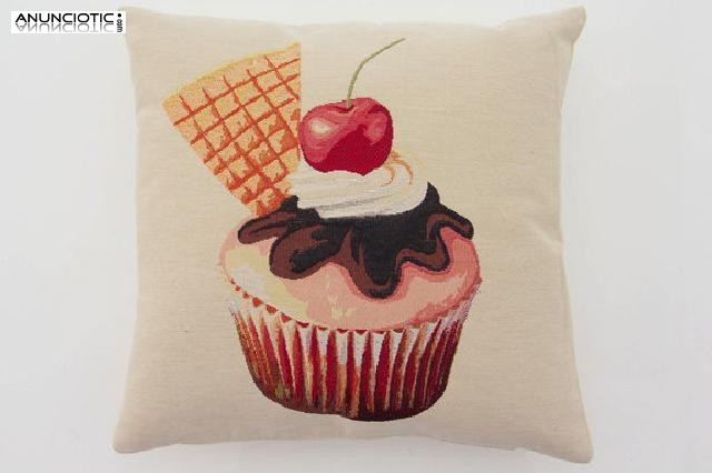 Coj&iacute;n cupcake otros decoraci&oacute;n