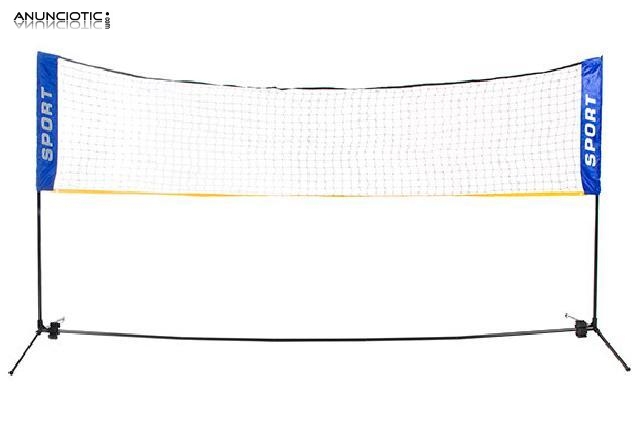 Set minitenis/minibadminton met&aacute;lico