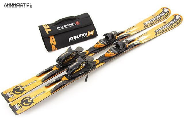 Esqu&iacute;s + fijaciones rossignol 155 cm