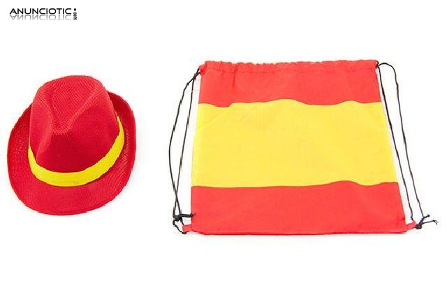 Pack mochila + sombrero españa