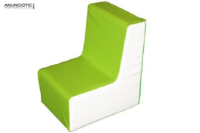 Mobiliario de espuma sof&aacute; 1 plaza