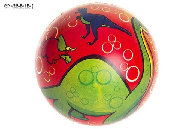 Pelota pvc decorada dinosaurio 0-6 a&ntilde;os
