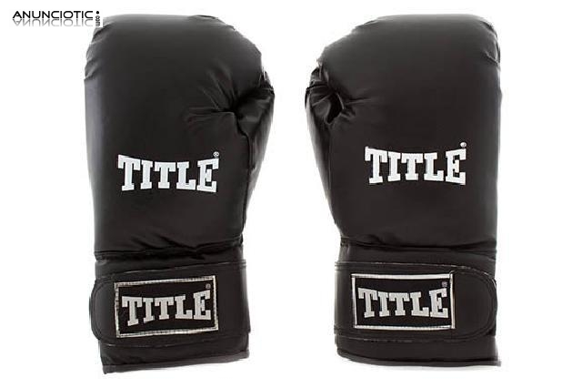 Guantes boxeo title champ glove 00. talla peque&ntilde;a/mediana