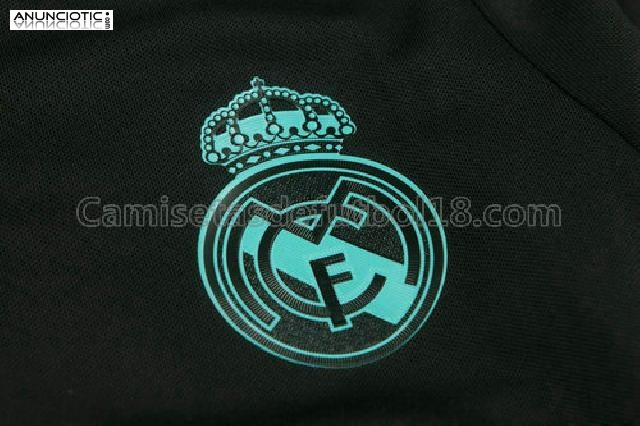 camiseta ninos real madrid 2017-2018 2&ordf; equipaci&oacute;n