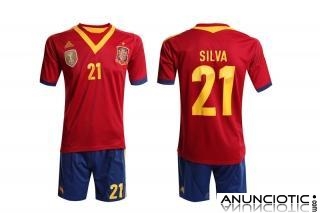 2013-2014 nueva camiseta de f&uacute;tbol, equipo nacional de Espa&ntilde;a, 23USD
