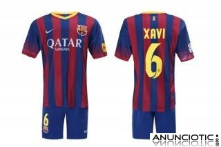 www.suntoptrade.com  2013-2014 barcelona casa Xavi 6 camiseta de f¨²tbol