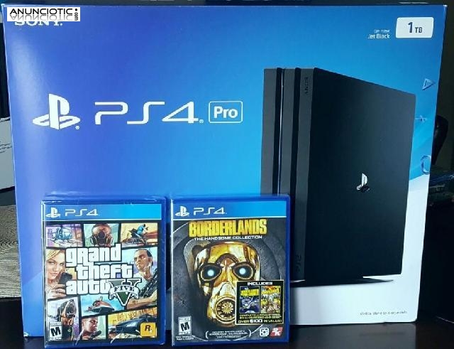 en venta Sony PS VR / Ps4 Pro 1TB console con Cuatro juegos �186 euros