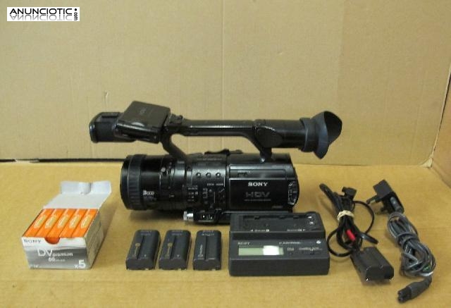 Sony Handycam HVR-Z1E profesional MiniDV HDV HD PAL / NTSC c&aacute;mara de v&iacute;deo