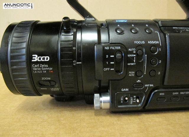 Sony Handycam HVR-Z1E profesional MiniDV HDV HD PAL / NTSC c&aacute;mara de v&iacute;deo
