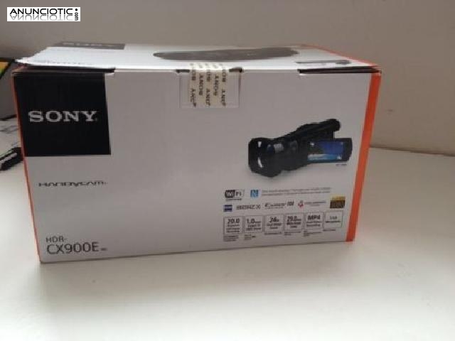 Sony Handycam HDR-Cx900E 12x Videoc&aacute;mara Full HD 