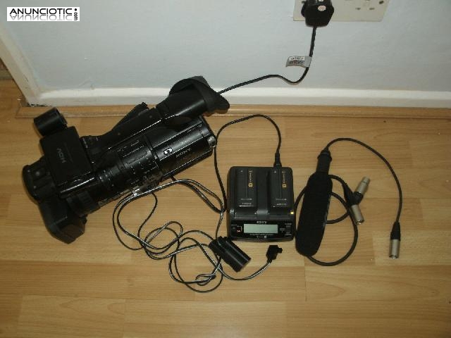 SONY HVR Z1E 3CCD Videoc&aacute;mara profesional