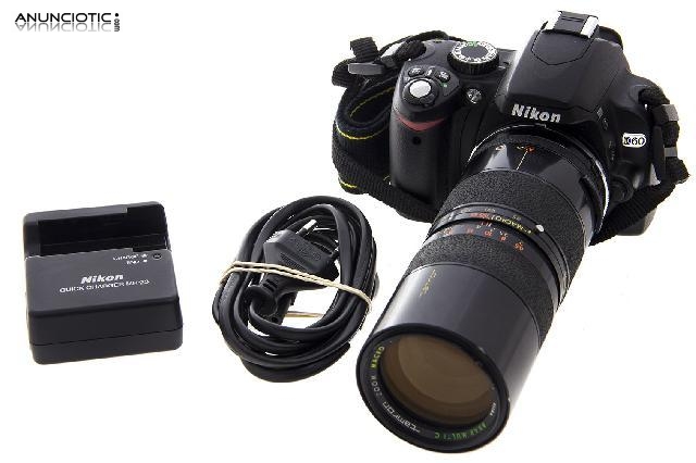 Nikon D60 + Obj.Tamron 85-200mm