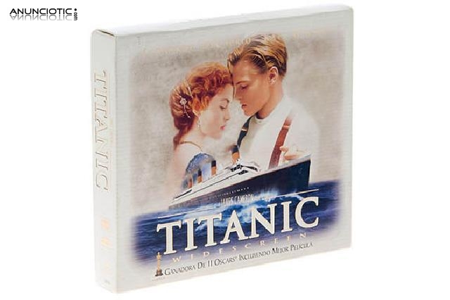 Pel&iacute;cula titanic en vhs edici&oacute;n coleccionista.