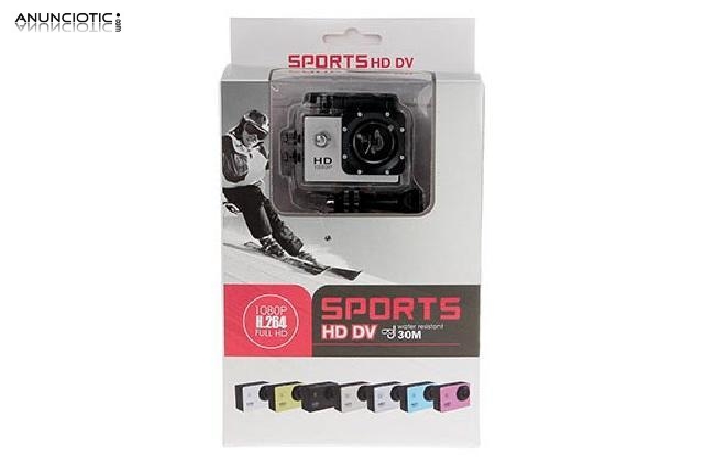 Videoc&aacute;mara deportiva sj4000 hd plateada 12mp hd