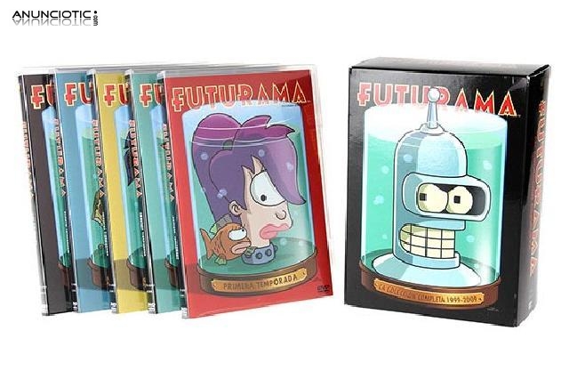 Futurama- la colecci&oacute;n completa -dvd-