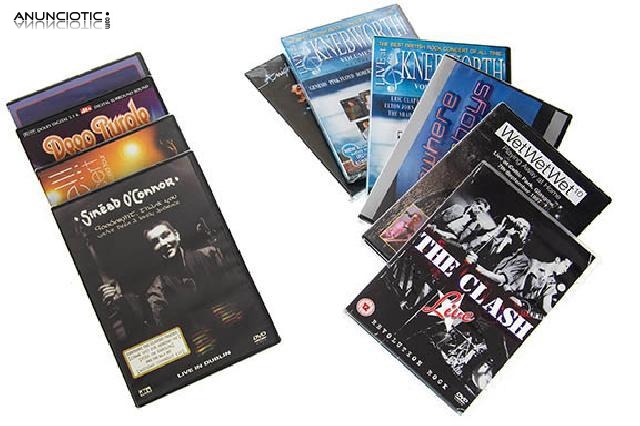 Pack 10 dvd conciertos