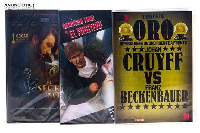 Pack 3 dvds dvd libros, c&oacute;mics, cine & m&uacute;sica