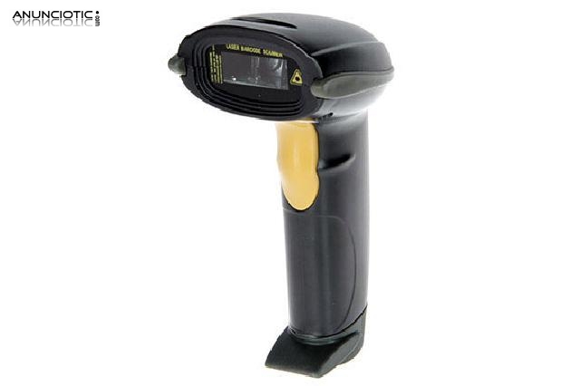 Lector pistola de c&oacute;digos de barras usb negro