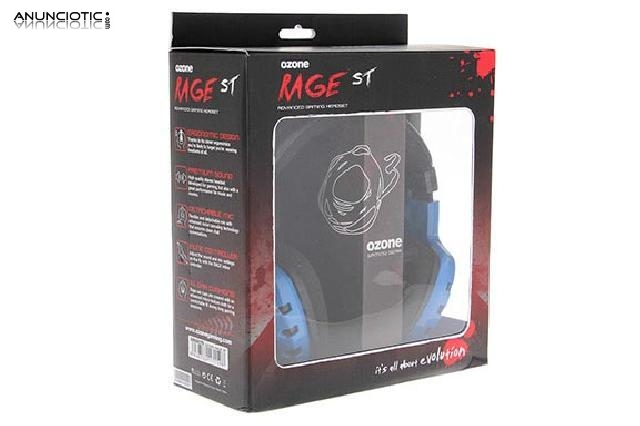 Ozone rage st auriculares y micr&oacute;fonos