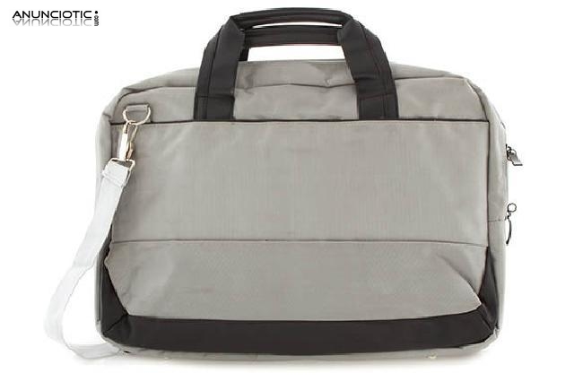 Bolsa funda para port&aacute;til color gris