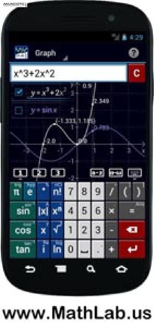 &iexcl;La mejor calculadora cient&iacute;fica gr&aacute;fica para el estudiante!
