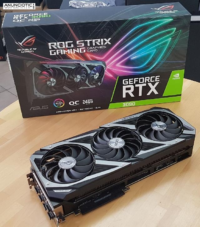 Tarjetas Gr&aacute;ficas GEFORCE RTX 3090 / RTX 3080 / RTX 3080 Ti / RTX 3070